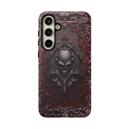 Vampiric Tough Phone Case – Gothic Skull Vampire Design for iPhone, Samsung Galaxy, and Google Pixel Devices