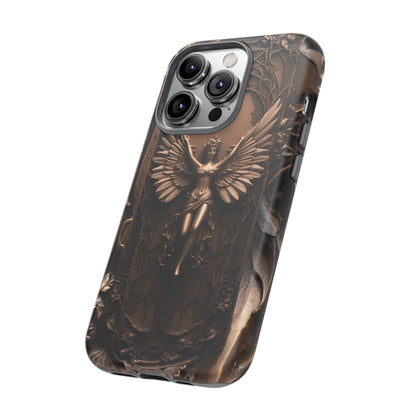 The Bronze Fairy Phone Case – Fantasy Faery Design for iPhone, Samsung Galaxy, and Google Pixel Devices