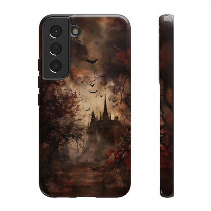 Gothic Castle Phone Case - Spooky Halloween Design for iPhone, Samsung Galaxy, Google Pixel Devices