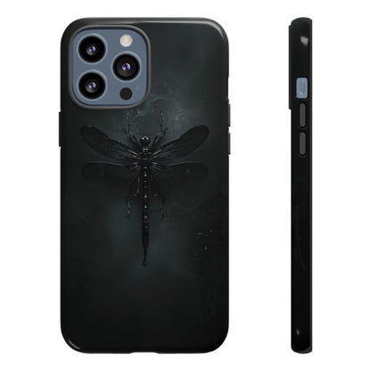 Gothic Dragonfly Phone Case – Dark Elegance Design for iPhone, Samsung Galaxy, and Google Pixel Devices