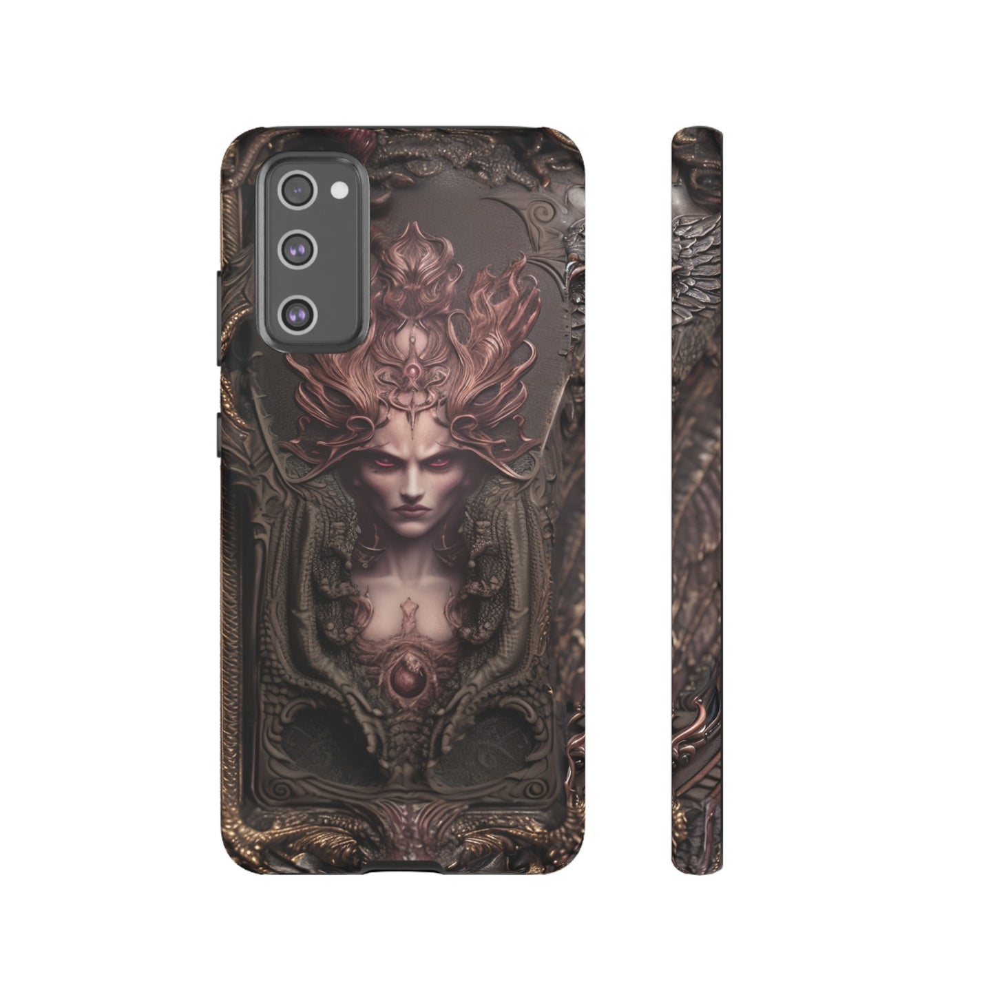 Dark Lilith Phone Case – Horned Hell Horror Design for iPhone, Samsung Galaxy, and Google Pixel Devices