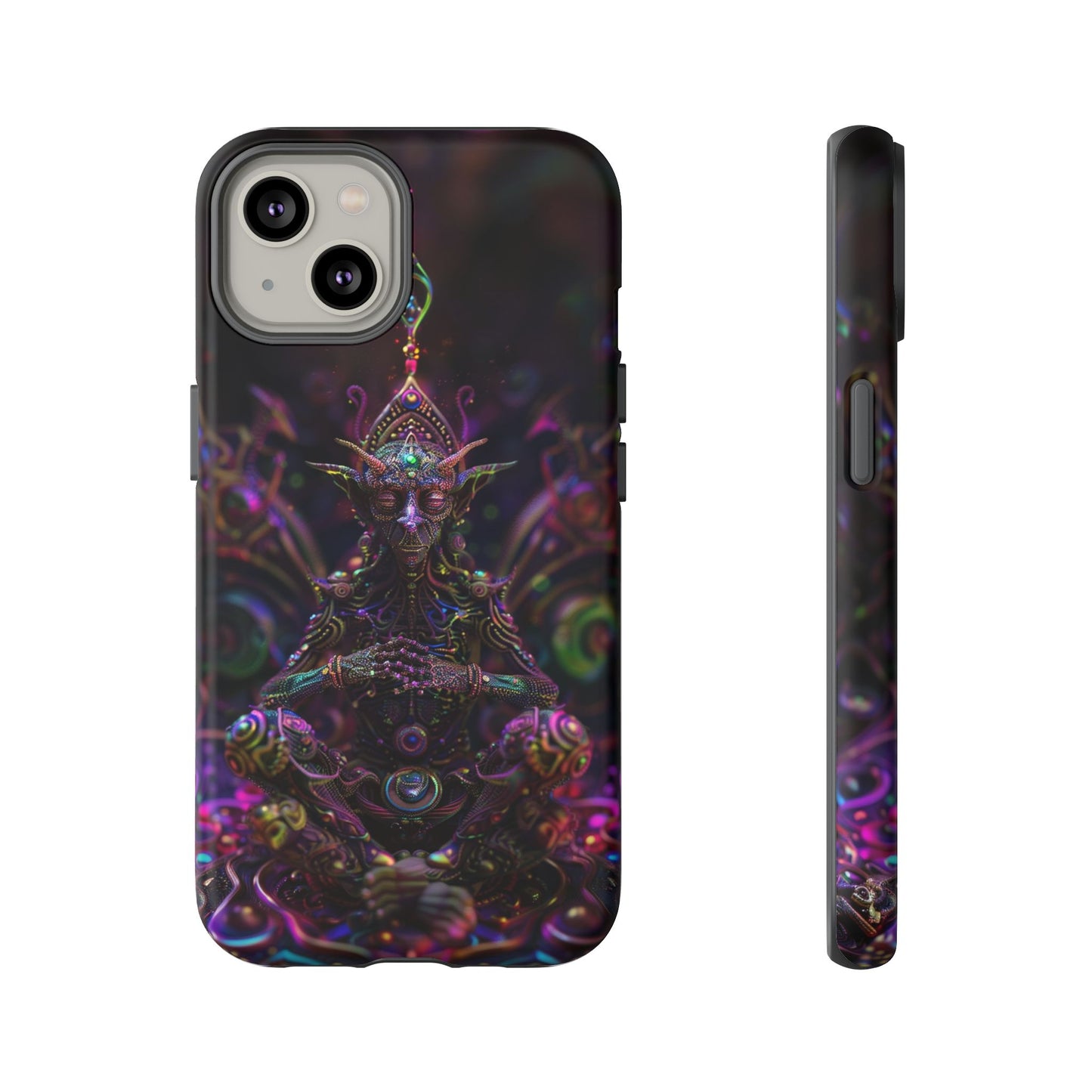 Mystical Machine Elf Phone Case - Psychedelic Vibes for iPhone, Samsung, Google Pixel