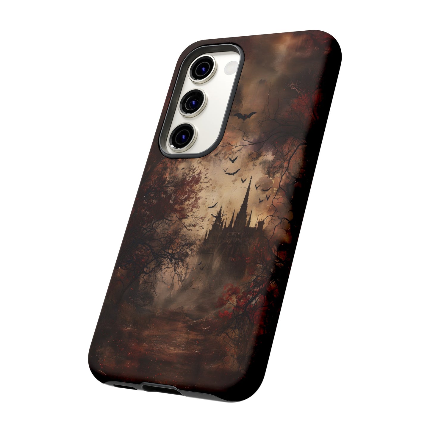 Gothic Castle Phone Case - Spooky Halloween Design for iPhone, Samsung Galaxy, Google Pixel Devices