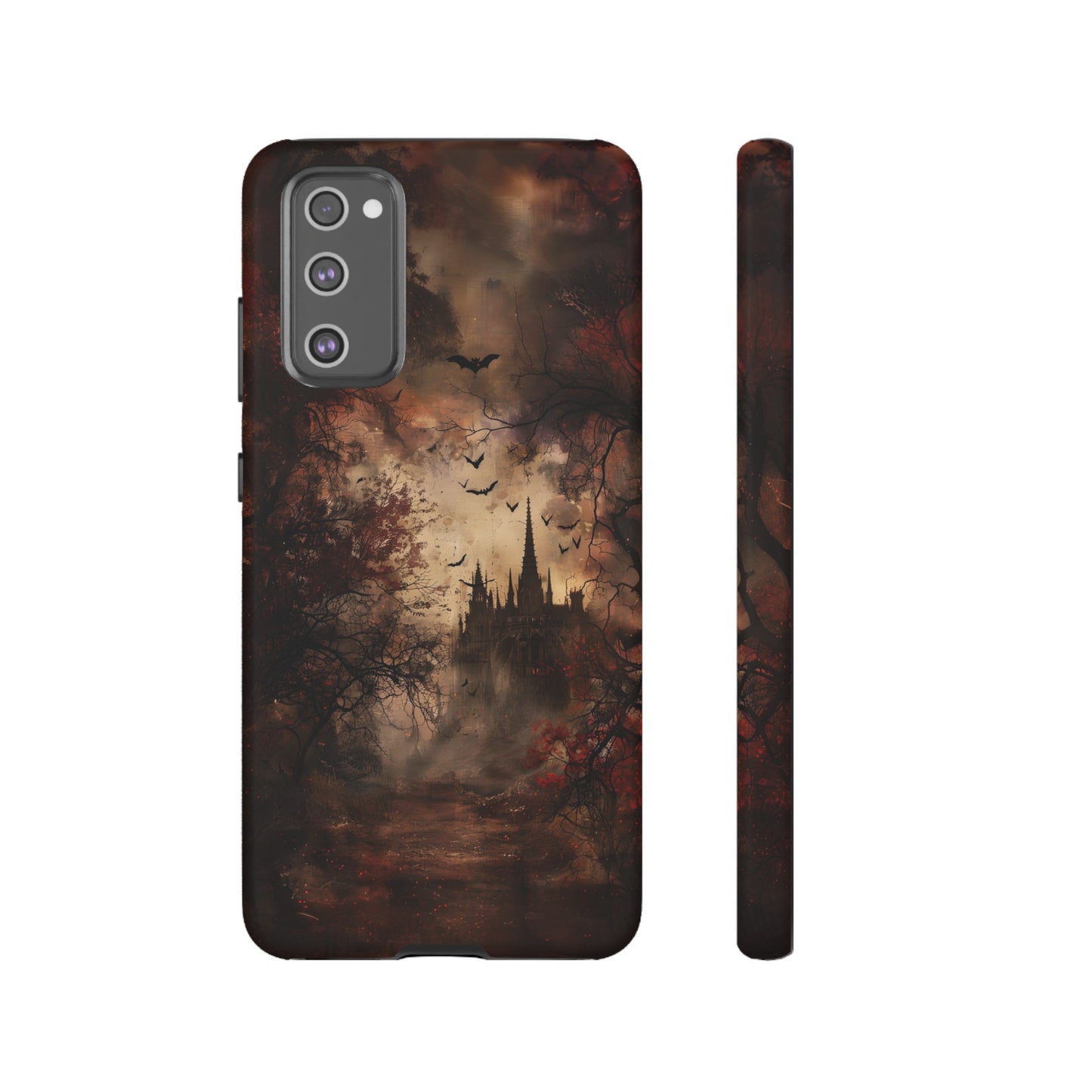 Gothic Castle Phone Case - Spooky Halloween Design for iPhone, Samsung Galaxy, Google Pixel Devices