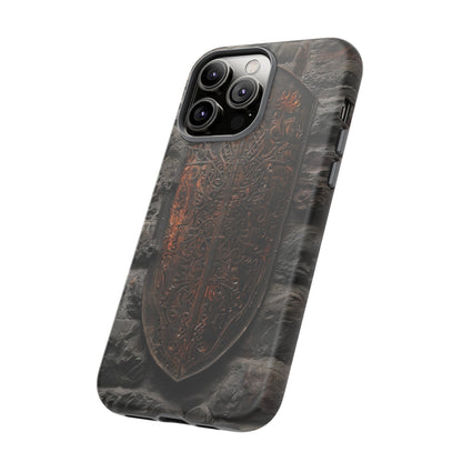 Medieval Shield Phone Case - Ornate Ancient Armor Design for iPhone and Samsung Galaxy Devices