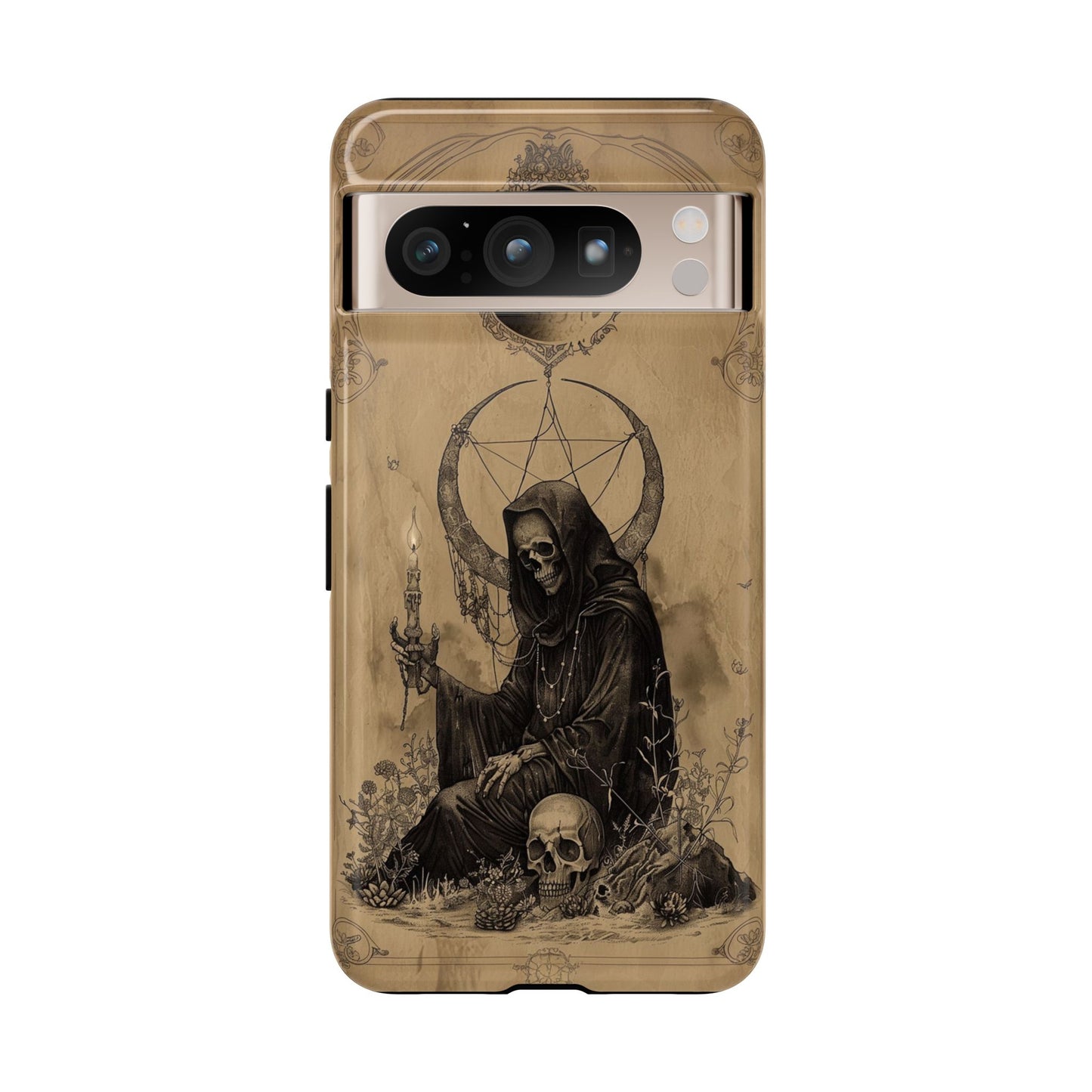 Gothic Reaper Phone Case - Dark Aesthetic Art for iPhone, Samsung, Google Pixel