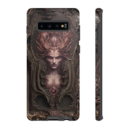 Dark Lilith Phone Case – Horned Hell Horror Design for iPhone, Samsung Galaxy, and Google Pixel Devices