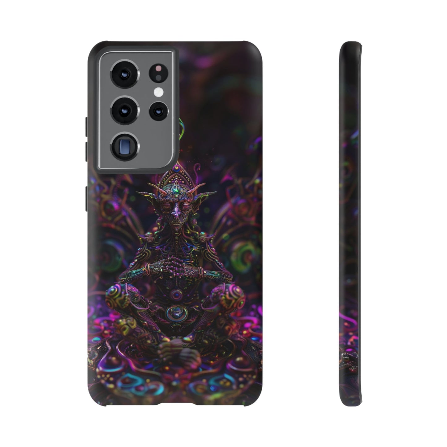 Mystical Machine Elf Phone Case - Psychedelic Vibes for iPhone, Samsung, Google Pixel