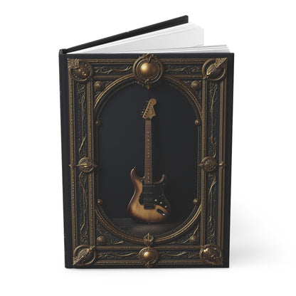 Vintage Electric Guitar Hardcover Journal