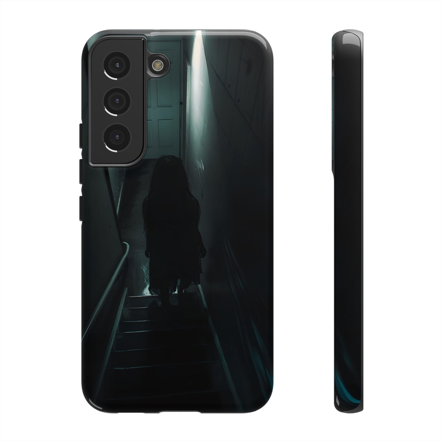 Creepy Ghost Girl Phone Case – Horror Possessed Design for iPhone, Samsung Galaxy, and Google Pixel Devices