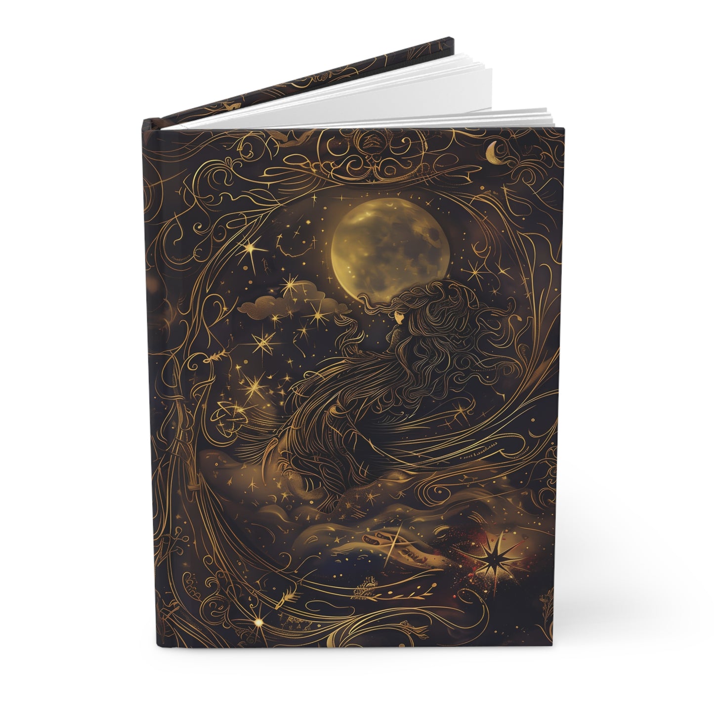 Celestial Dreams Journal with Elegant Night Sky Design