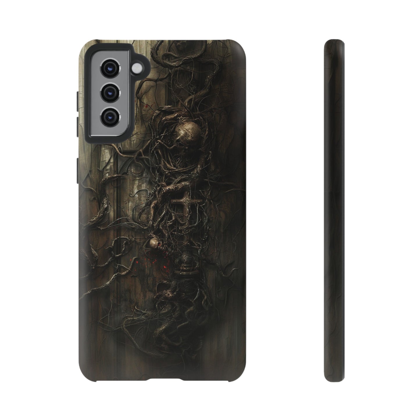 Creeping Dread Phone Case - Giger-Inspired Art for iPhone, Samsung Galaxy, and Google Pixel Devices