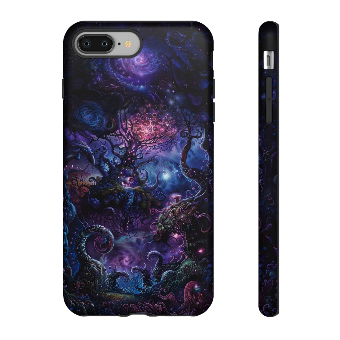 Trippy Psychedelic Alien Landscape Phone Case - Vibrant Abstract Design for iPhone, Samsung Galaxy and Google Pixel Devices