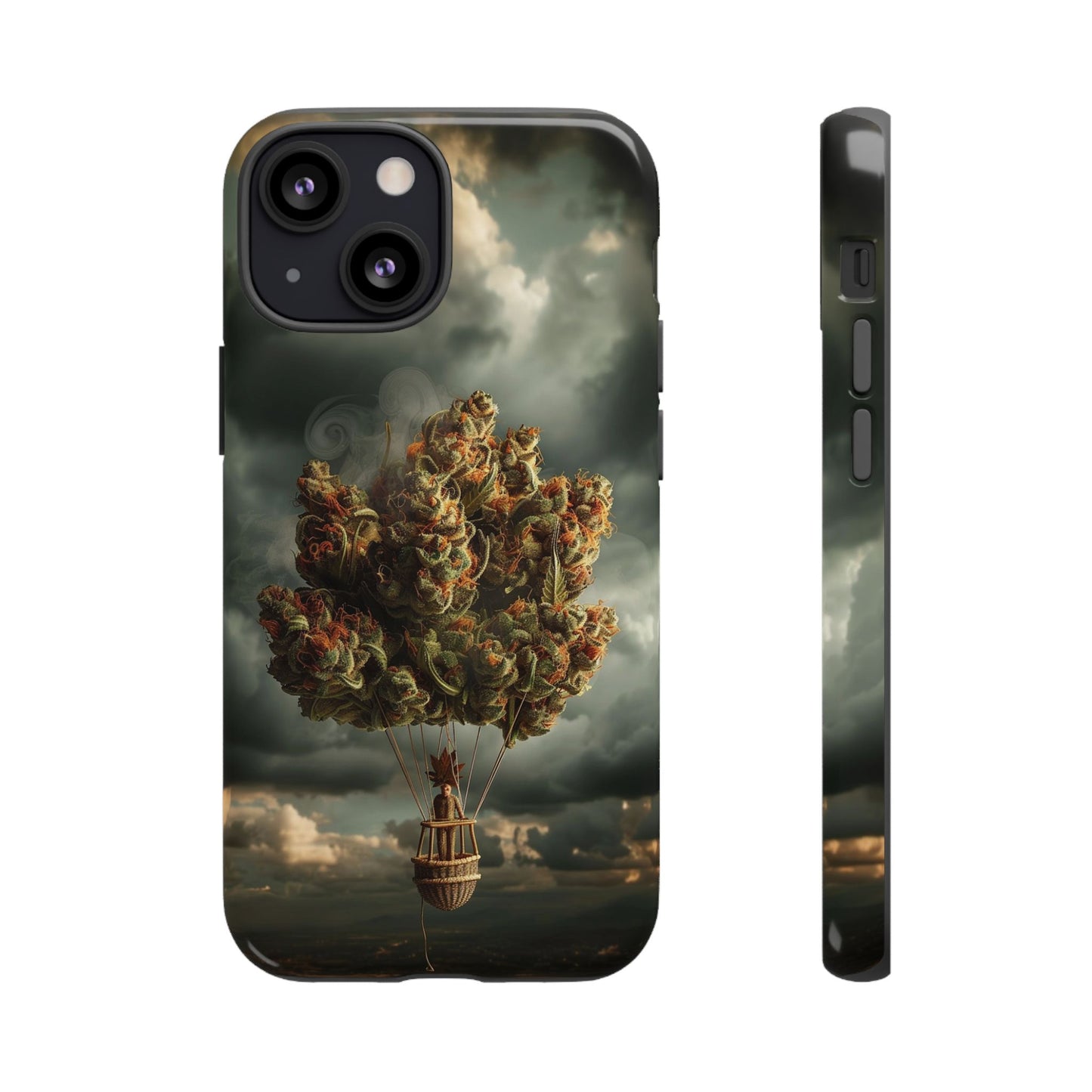 Cannabis Balloon Adventure Phone Case - For iPhone, Samsung Galaxy, and Google Pixel Devices