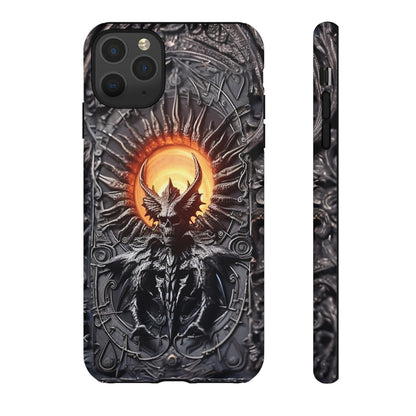 Skeletal Demonic King Phone Case – Ornate Gothic Design for iPhone, Samsung Galaxy, and Google Pixel Devices