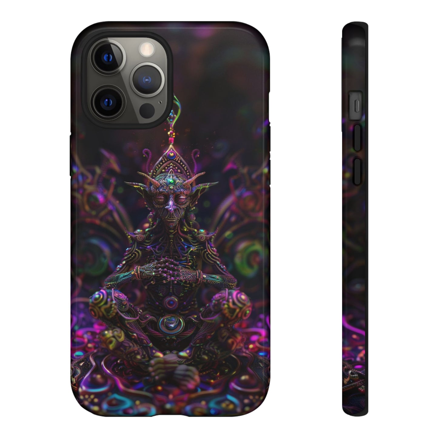 Mystical Machine Elf Phone Case - Psychedelic Vibes for iPhone, Samsung, Google Pixel