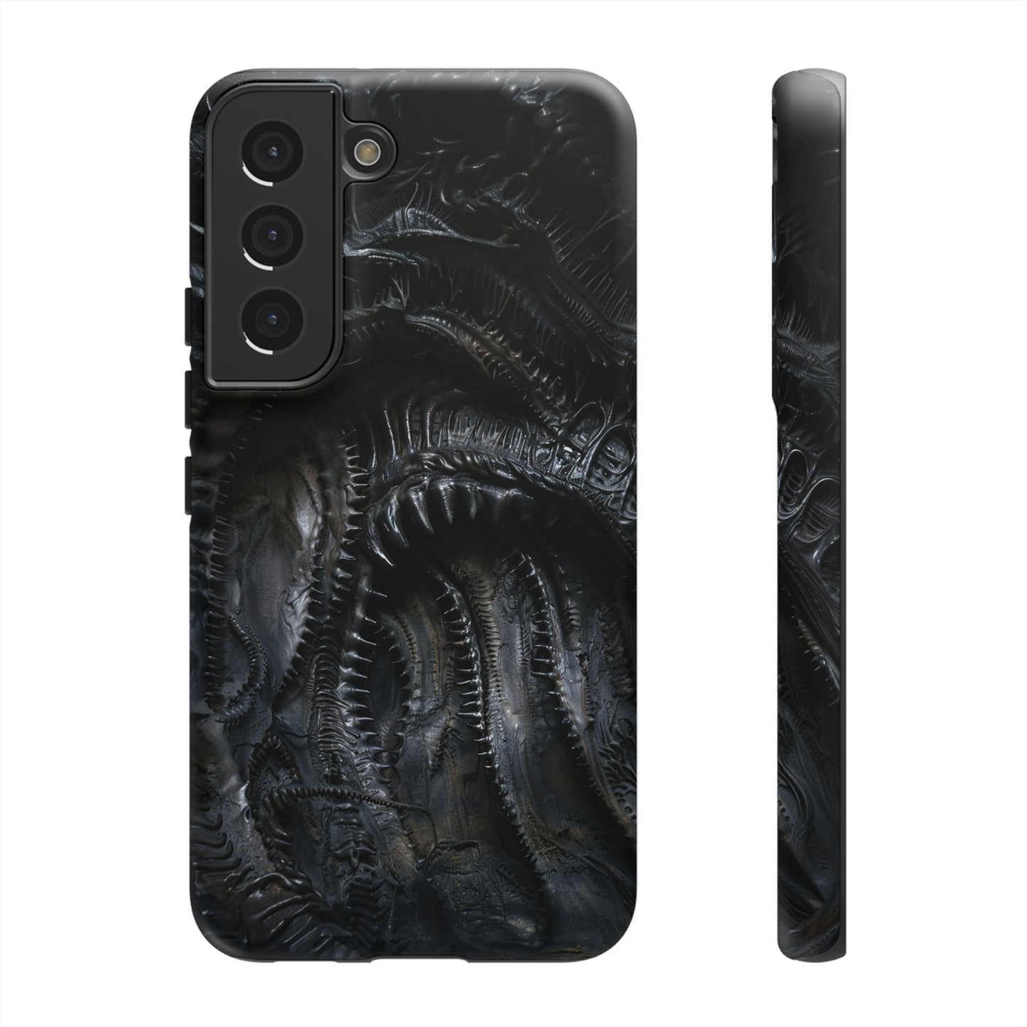 Surreal Biomechanical Phone Case - Gothic Sci-Fi Art for iPhone, Samsung Galaxy, and Google Pixel Devices