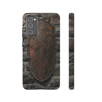 Medieval Shield Phone Case - Ornate Ancient Armor Design for iPhone and Samsung Galaxy Devices