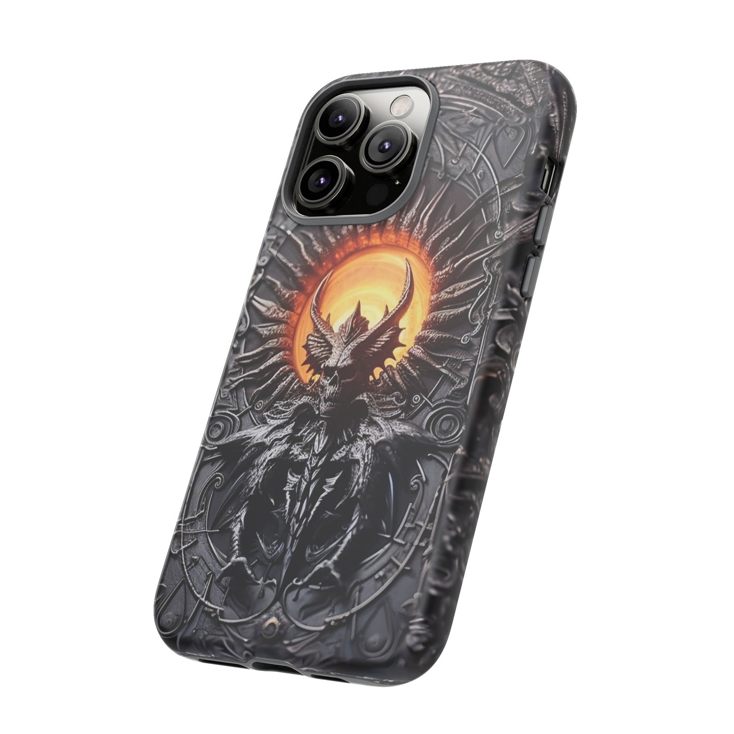 Skeletal Demonic King Phone Case – Ornate Gothic Design for iPhone, Samsung Galaxy, and Google Pixel Devices