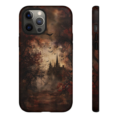 Gothic Castle Phone Case - Spooky Halloween Design for iPhone, Samsung Galaxy, Google Pixel Devices