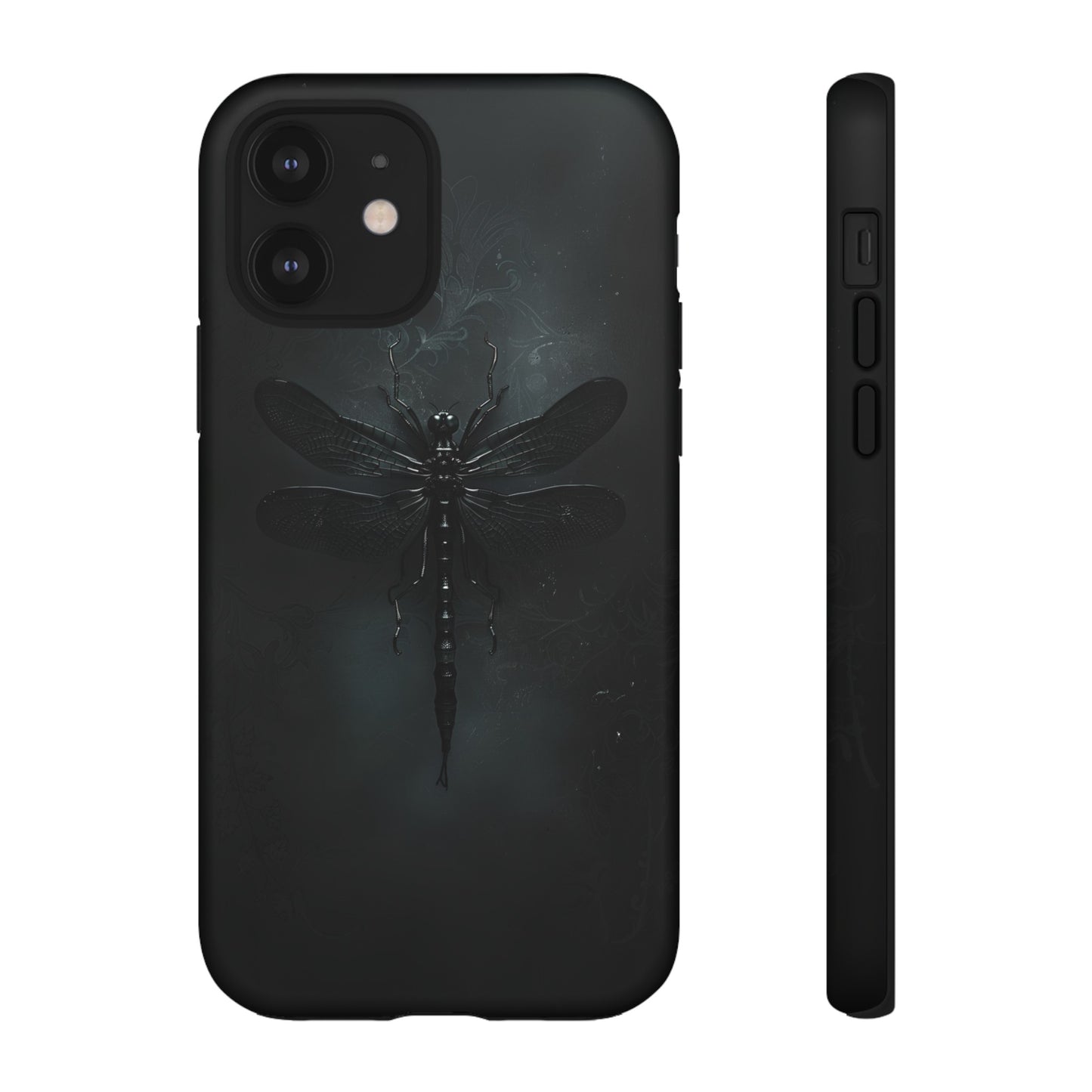 Gothic Dragonfly Phone Case – Dark Elegance Design for iPhone, Samsung Galaxy, and Google Pixel Devices