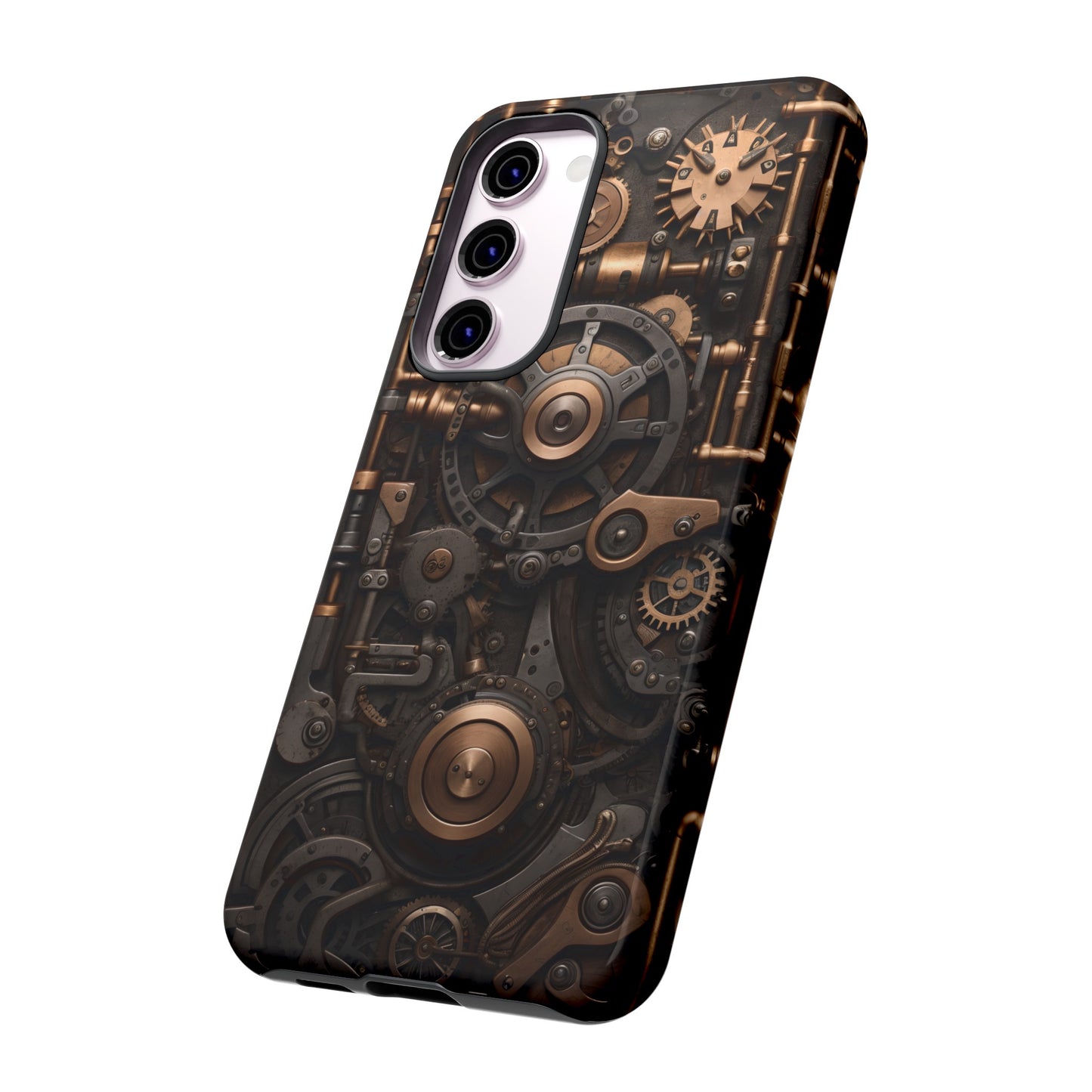 Steampunk Machine Phone Case – Victorian Gears Design for iPhone, Samsung Galaxy, and Google Pixel Devices