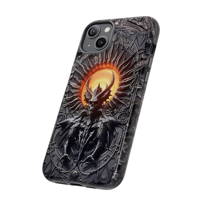 Skeletal Demonic King Phone Case – Ornate Gothic Design for iPhone, Samsung Galaxy, and Google Pixel Devices