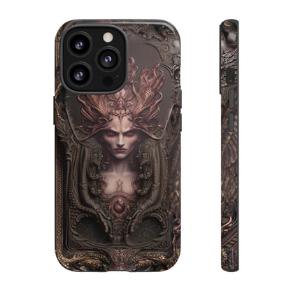 Dark Lilith Phone Case – Horned Hell Horror Design for iPhone, Samsung Galaxy, and Google Pixel Devices