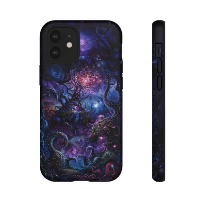 Trippy Psychedelic Alien Landscape Phone Case - Vibrant Abstract Design for iPhone, Samsung Galaxy and Google Pixel Devices