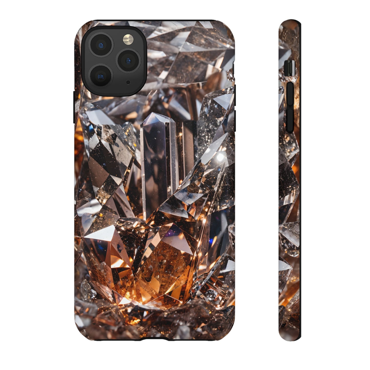 Crystalline Phone Case – Healing Crystal Quartz Design for iPhone, Samsung Galaxy, and Google Pixel Devices