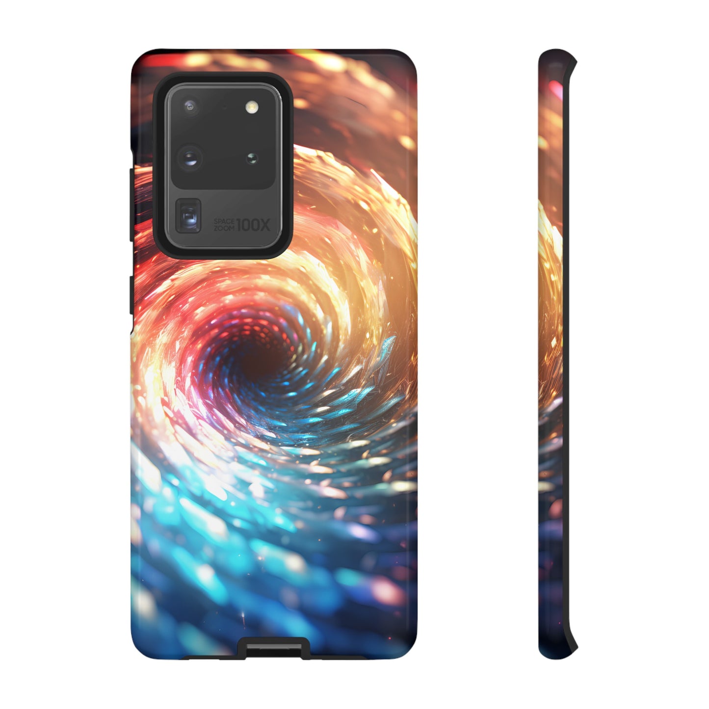 Crystal Portal of Light Phone Case – Vibrant Cosmic Design for iPhone, Samsung Galaxy, and Google Pixel Devices