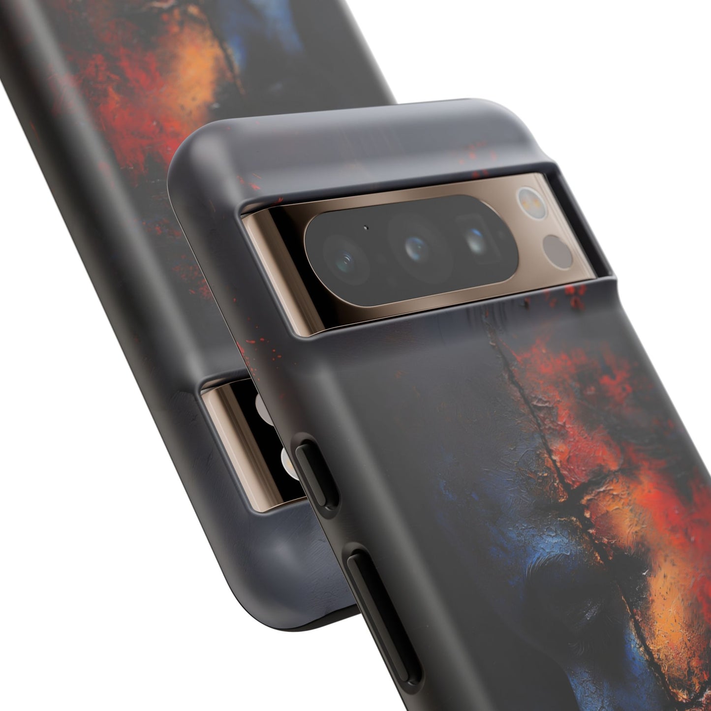 Abstract Duality Art Phone Case - Bold Modern Design