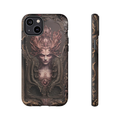 Dark Lilith Phone Case – Horned Hell Horror Design for iPhone, Samsung Galaxy, and Google Pixel Devices