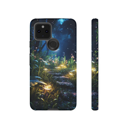 Fireflies in the Forest Tough Phone Case – Enchanting Summer Night Design for iPhone, Samsung Galaxy, and Google Pixel Devices