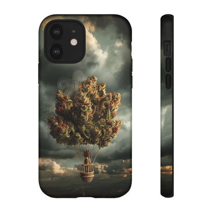 Cannabis Balloon Adventure Phone Case - For iPhone, Samsung Galaxy, and Google Pixel Devices