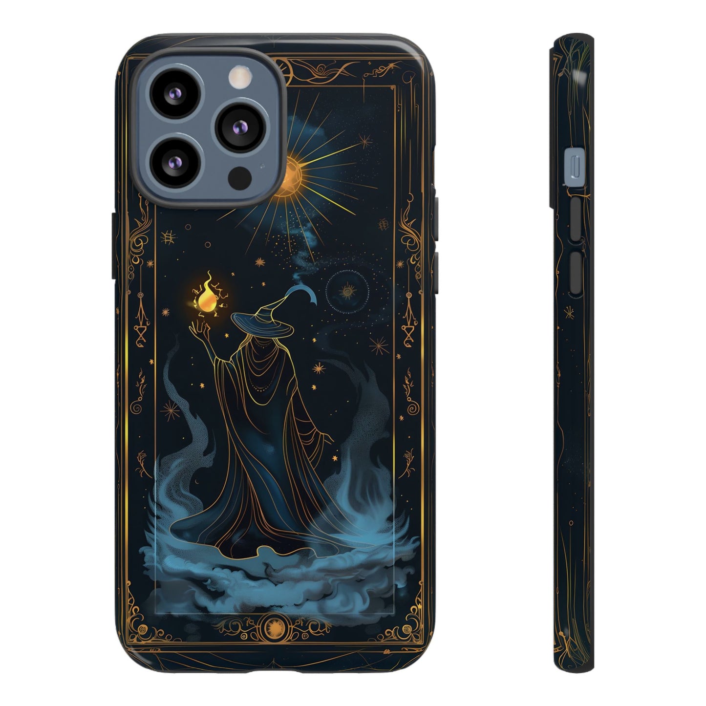 Enchanted Wizard Spellcaster Galaxy Phone Case - Mystical Wizardry Art For iPhone, Samsung Galaxy, and Google Pixel Devices