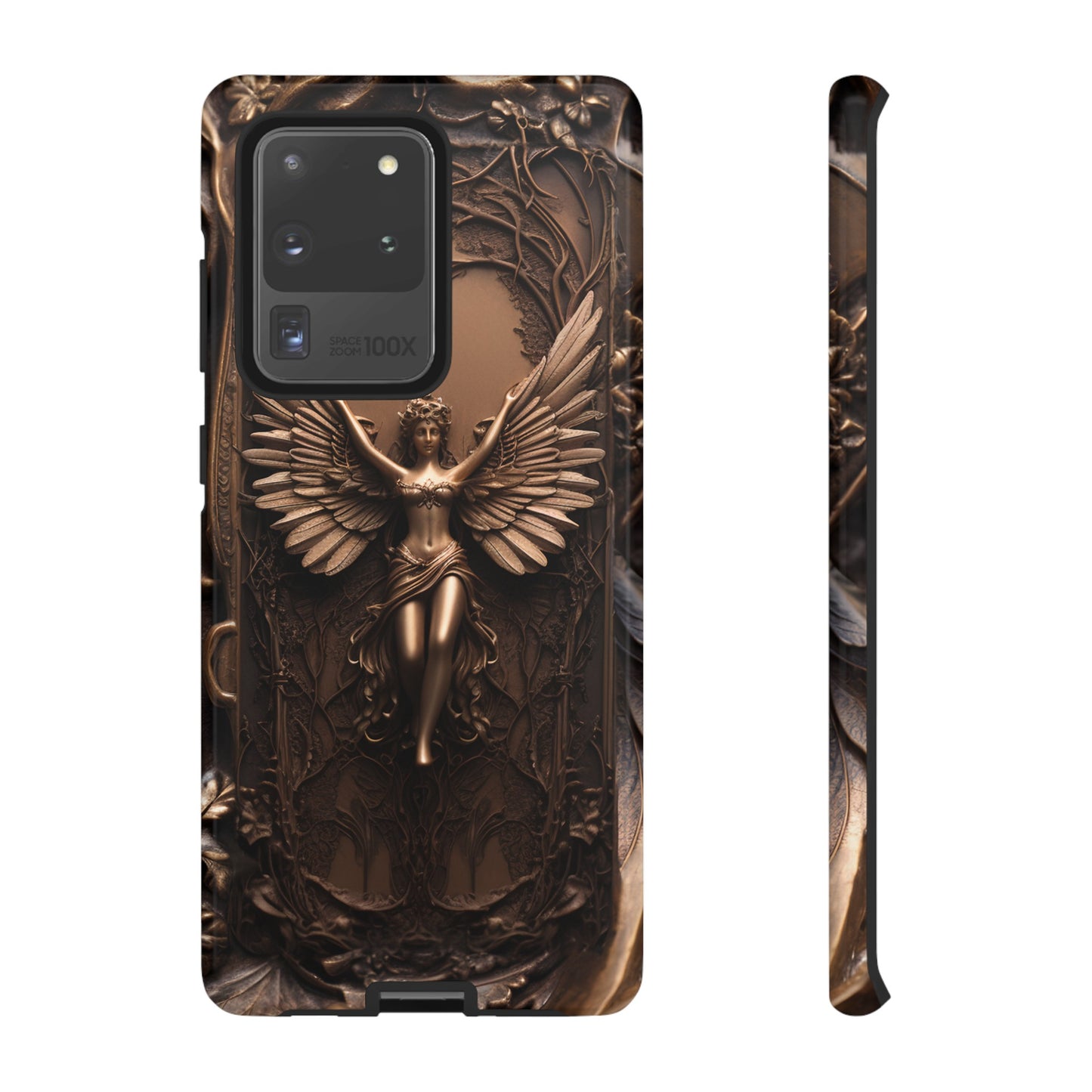 The Bronze Fairy Phone Case – Fantasy Faery Design for iPhone, Samsung Galaxy, and Google Pixel Devices