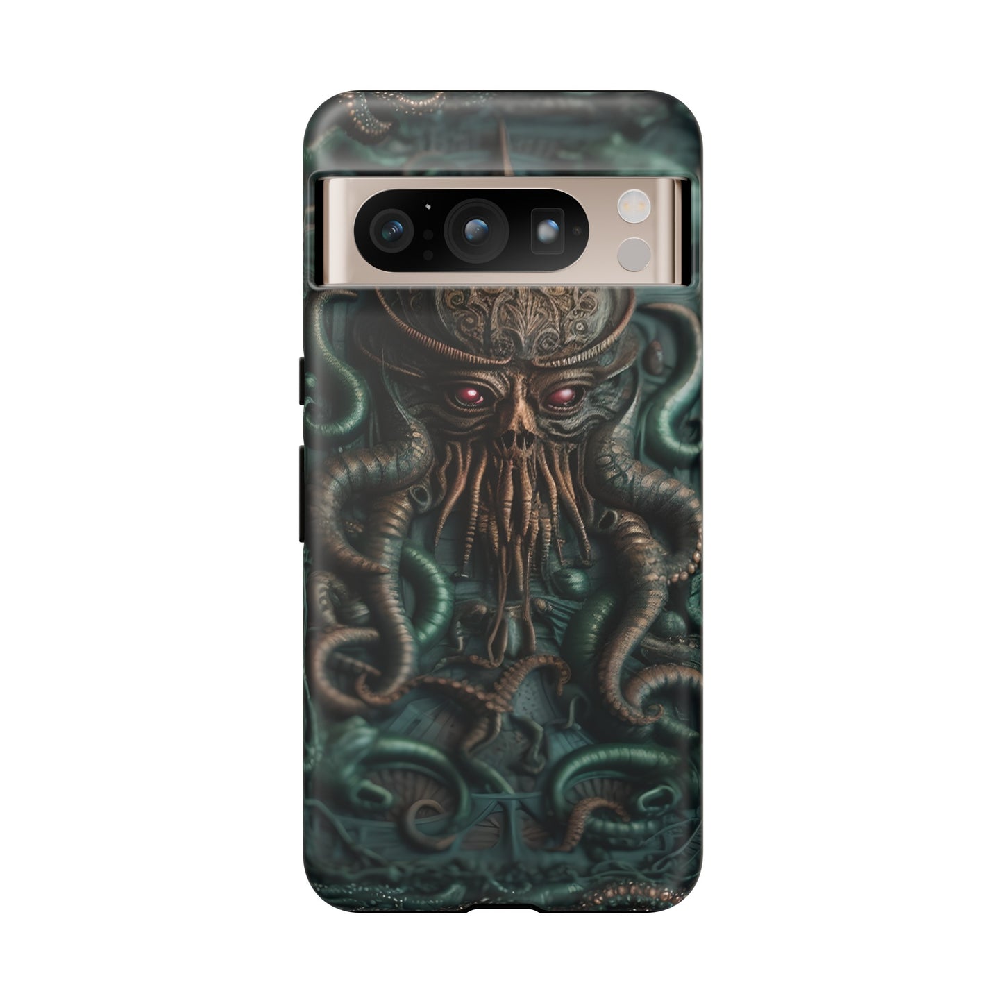 Nameless Dread Tough Phone Case – Lovecraftian Tentacle Horror Design for iPhone, Samsung Galaxy, and Google Pixel Devices