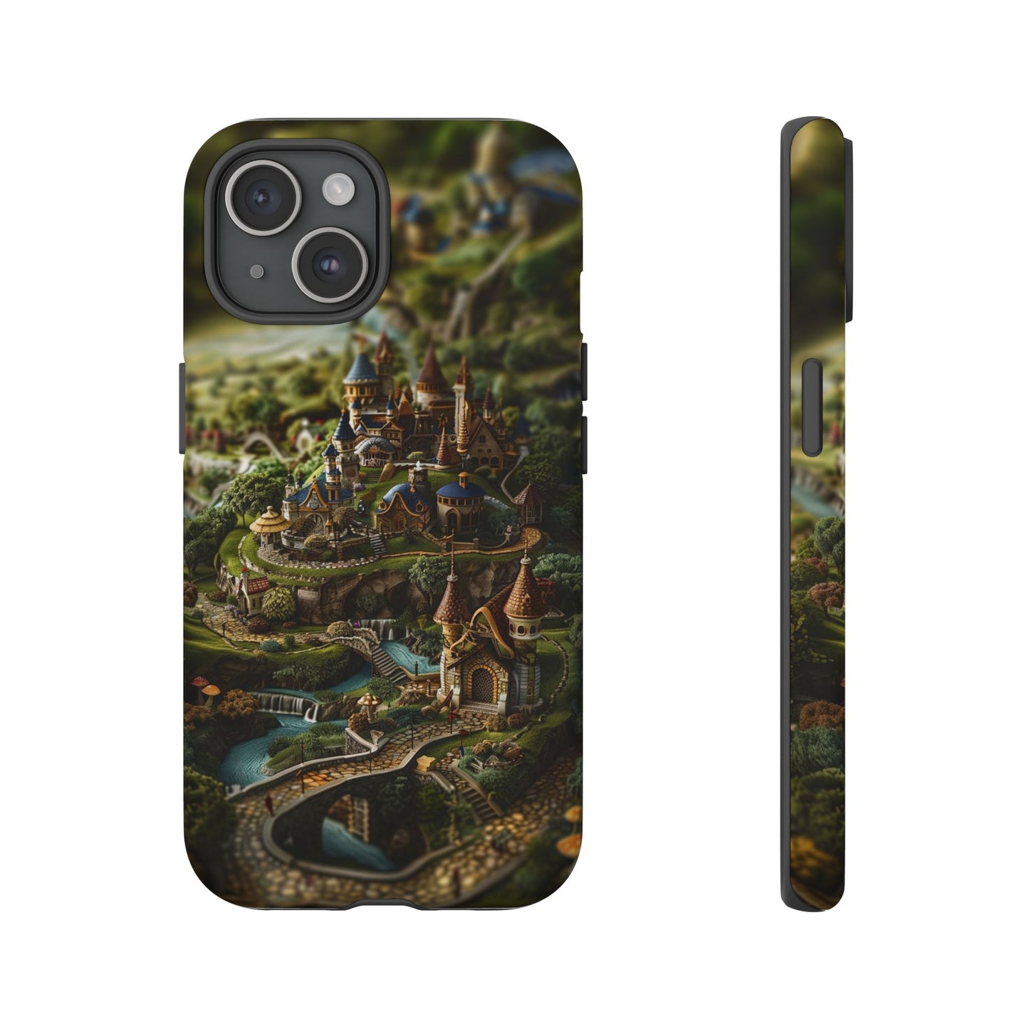 Fairy Kingdom Phone Case - Enchanted Castle Artwork for iPhone, Samsung Galaxy, and Google Pixel Devices