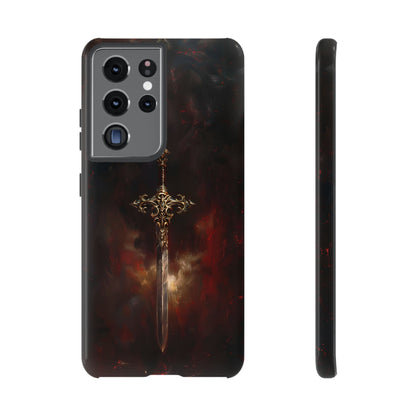 Epic Sword of Legends Phone Case - Dark Fantasy Art for iPhone, Samsung Galaxy, and Google Pixel Devices