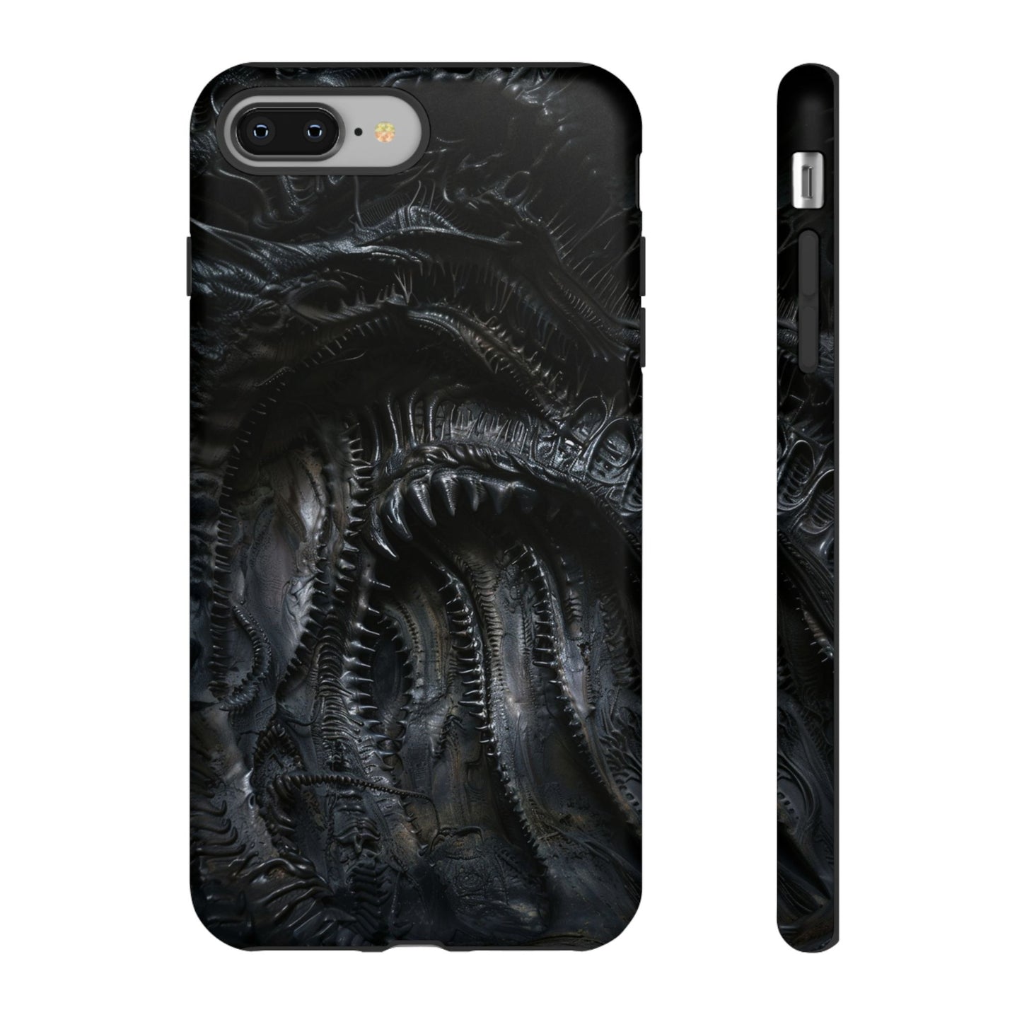 Surreal Biomechanical Phone Case - Gothic Sci-Fi Art for iPhone, Samsung Galaxy, and Google Pixel Devices