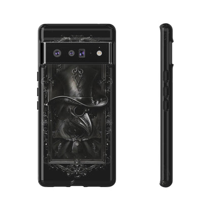 Gothic Plague Doctor Phone Case - Mysterious and Dark Design for iPhone, Samsung Galaxy, and Google Pixel Devices