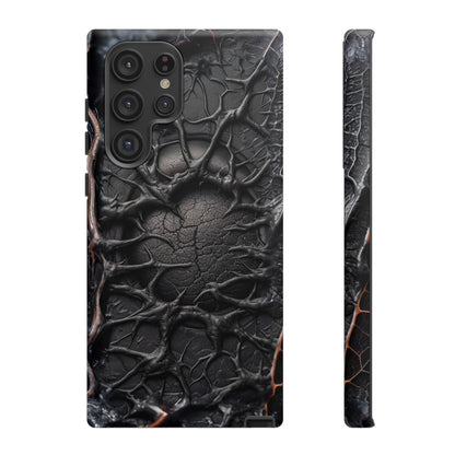 Black Veins Tough Phone Case – Lovecraftian Horror Design for iPhone, Samsung Galaxy, and Google Pixel Devices