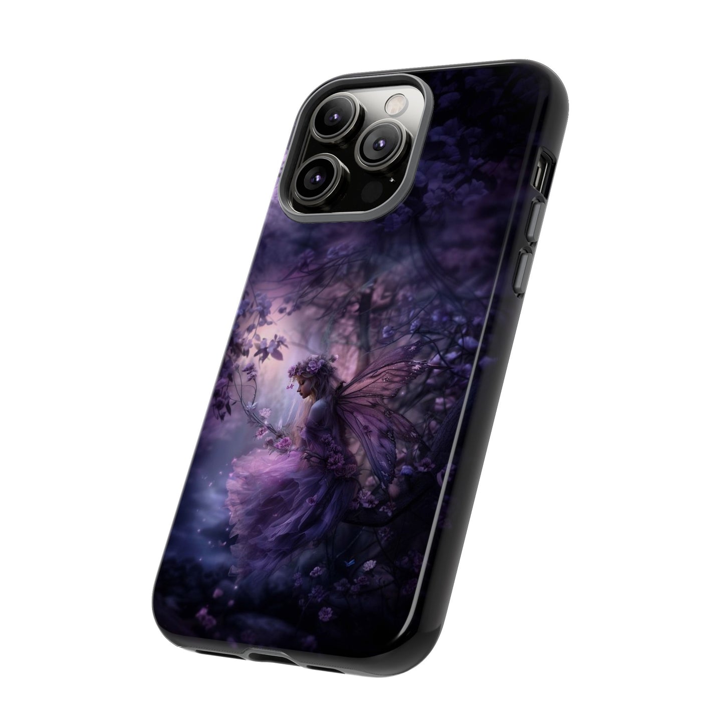 Fairy in the Moonlight Phone Case - Magical Night Scene for iPhone, Samsung Galaxy, Google Pixel Devices - Enchanted Fantasy Art