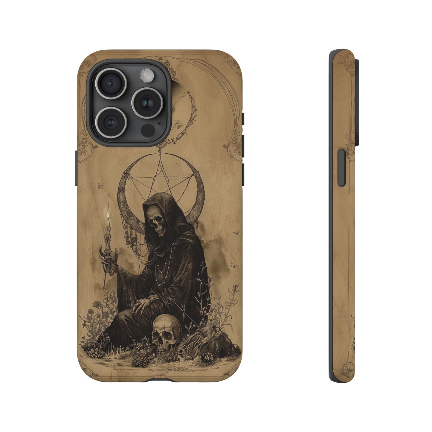 Gothic Reaper Phone Case - Dark Aesthetic Art for iPhone, Samsung, Google Pixel