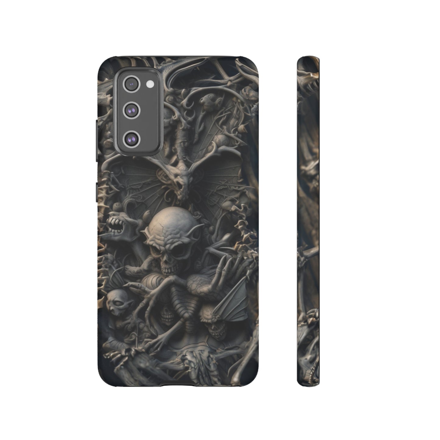 Those Who Dwell Below #1 Phone Case – Intricate Gothic Skeleton Design for iPhone, Samsung Galaxy, Google Pixel Devices