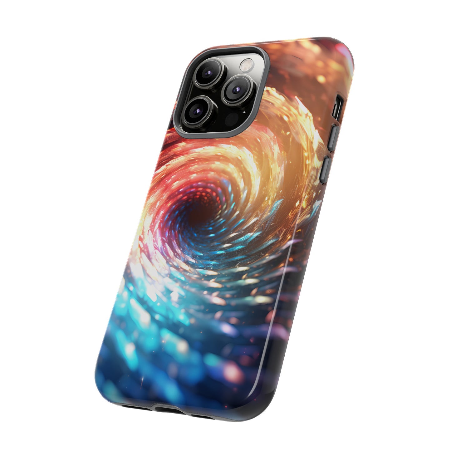 Crystal Portal of Light Phone Case – Vibrant Cosmic Design for iPhone, Samsung Galaxy, and Google Pixel Devices