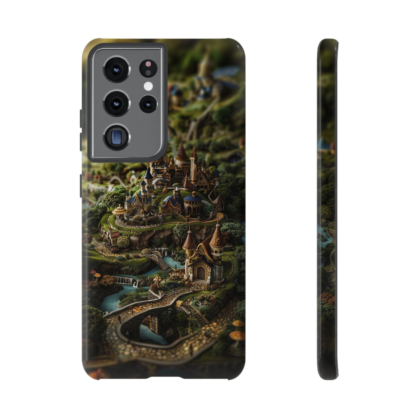 Fairy Kingdom Phone Case - Enchanted Castle Artwork for iPhone, Samsung Galaxy, and Google Pixel Devices