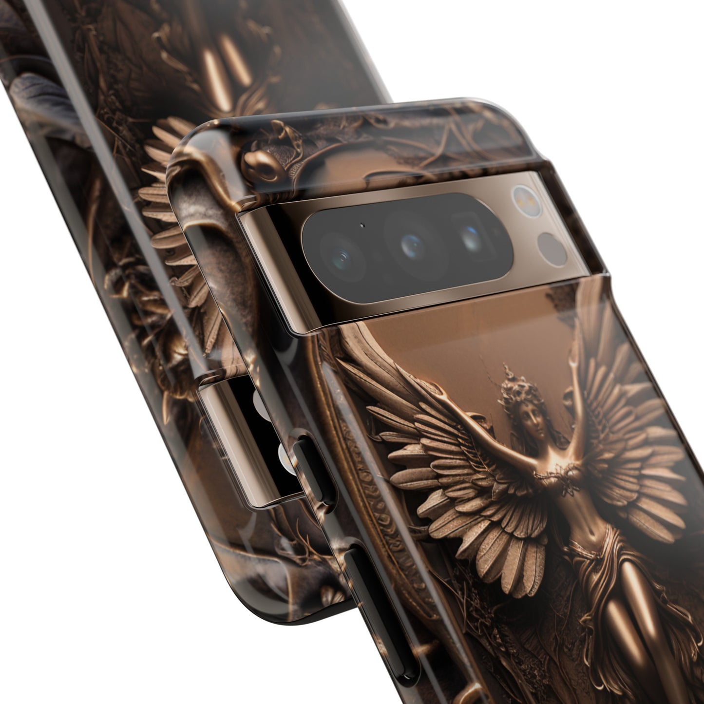 The Bronze Fairy Phone Case – Fantasy Faery Design for iPhone, Samsung Galaxy, and Google Pixel Devices