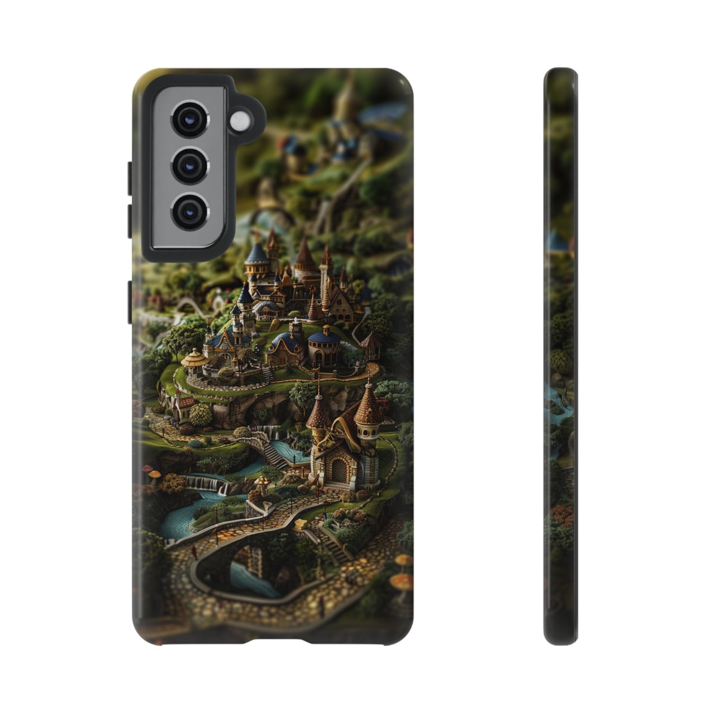 Fairy Kingdom Phone Case - Enchanted Castle Artwork for iPhone, Samsung Galaxy, and Google Pixel Devices